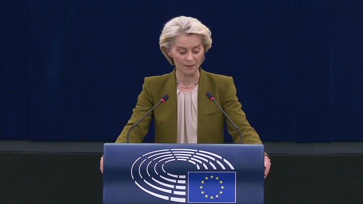 Von der Leyen slams Russia's digital iron curtain