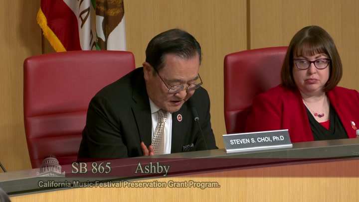 Senator Choi Blasts Music Festival Grants Amid Deficit