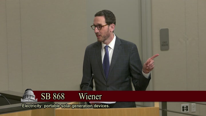 Senator Weiner Blasts Utilities for Blocking Cheap Solar