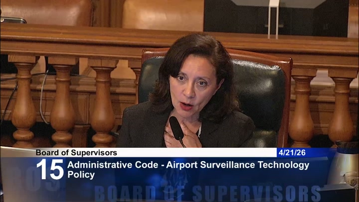 Supervisor Melgar Boldly Sends Airport Tech Back to Committee