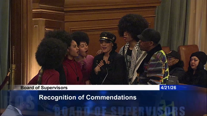 Curtis Family Sings 'I Left My Heart in San Francisco' at BOS Meeting